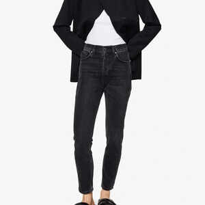 Anine Bing Skinny Black Jeans